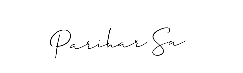 How to Draw Parihar Sa signature style? Allison_Script is a latest design signature styles for name Parihar Sa. Parihar Sa signature style 2 images and pictures png