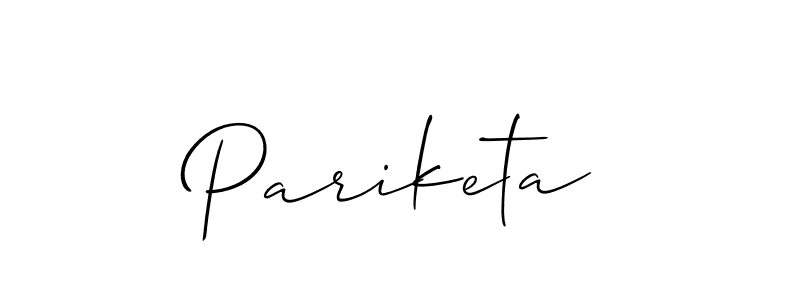 Pariketa stylish signature style. Best Handwritten Sign (Allison_Script) for my name. Handwritten Signature Collection Ideas for my name Pariketa. Pariketa signature style 2 images and pictures png