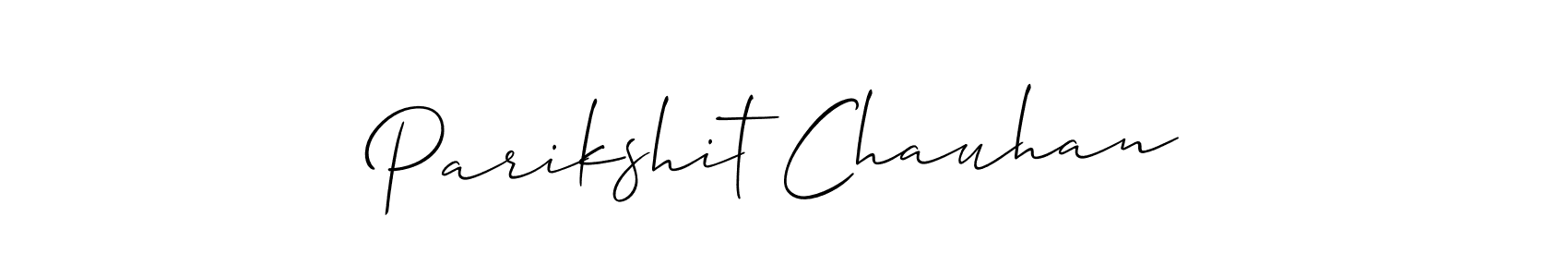 The best way (Allison_Script) to make a short signature is to pick only two or three words in your name. The name Parikshit Chauhan include a total of six letters. For converting this name. Parikshit Chauhan signature style 2 images and pictures png