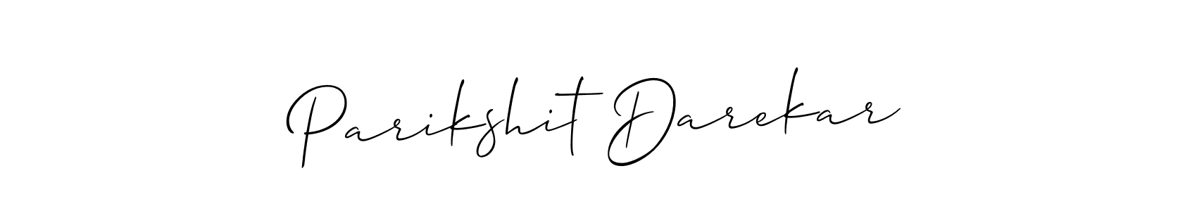 It looks lik you need a new signature style for name Parikshit Darekar. Design unique handwritten (Allison_Script) signature with our free signature maker in just a few clicks. Parikshit Darekar signature style 2 images and pictures png