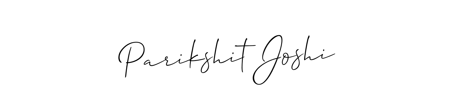 How to Draw Parikshit Joshi signature style? Allison_Script is a latest design signature styles for name Parikshit Joshi. Parikshit Joshi signature style 2 images and pictures png