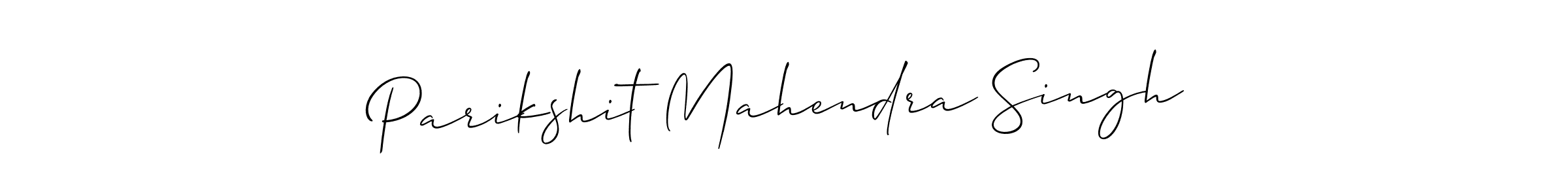 How to make Parikshit Mahendra Singh name signature. Use Allison_Script style for creating short signs online. This is the latest handwritten sign. Parikshit Mahendra Singh signature style 2 images and pictures png