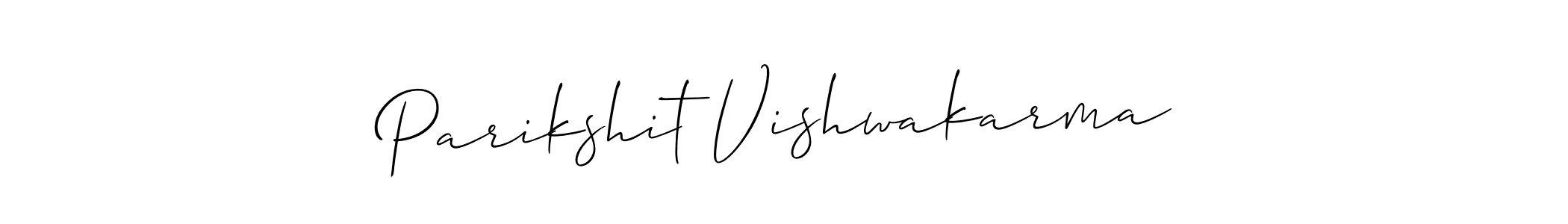 Make a short Parikshit Vishwakarma signature style. Manage your documents anywhere anytime using Allison_Script. Create and add eSignatures, submit forms, share and send files easily. Parikshit Vishwakarma signature style 2 images and pictures png