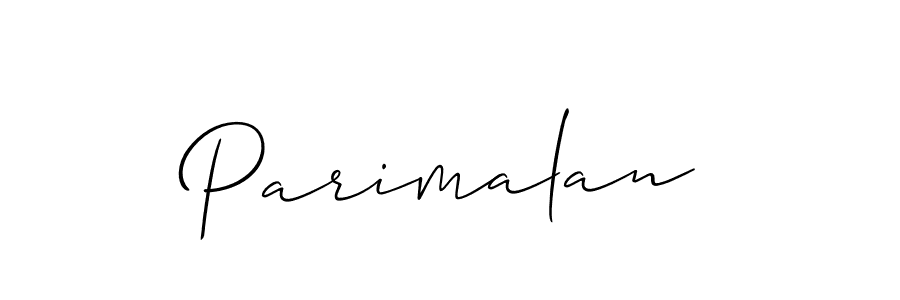 How to make Parimalan signature? Allison_Script is a professional autograph style. Create handwritten signature for Parimalan name. Parimalan signature style 2 images and pictures png