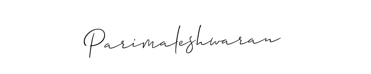 Parimaleshwaran stylish signature style. Best Handwritten Sign (Allison_Script) for my name. Handwritten Signature Collection Ideas for my name Parimaleshwaran. Parimaleshwaran signature style 2 images and pictures png