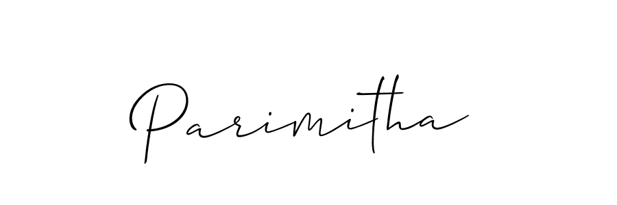 Also we have Parimitha name is the best signature style. Create professional handwritten signature collection using Allison_Script autograph style. Parimitha signature style 2 images and pictures png