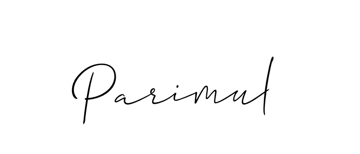 Best and Professional Signature Style for Parimul. Allison_Script Best Signature Style Collection. Parimul signature style 2 images and pictures png