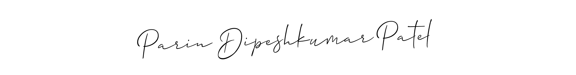 Also we have Parin Dipeshkumar Patel name is the best signature style. Create professional handwritten signature collection using Allison_Script autograph style. Parin Dipeshkumar Patel signature style 2 images and pictures png