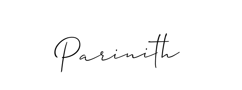 Best and Professional Signature Style for Parinith. Allison_Script Best Signature Style Collection. Parinith signature style 2 images and pictures png