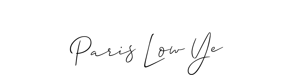 See photos of Paris Low Ye official signature by Spectra . Check more albums & portfolios. Read reviews & check more about Allison_Script font. Paris Low Ye signature style 2 images and pictures png