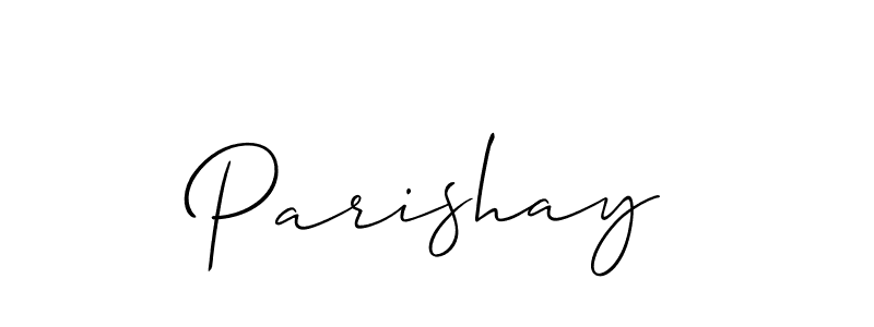 Best and Professional Signature Style for Parishay. Allison_Script Best Signature Style Collection. Parishay signature style 2 images and pictures png