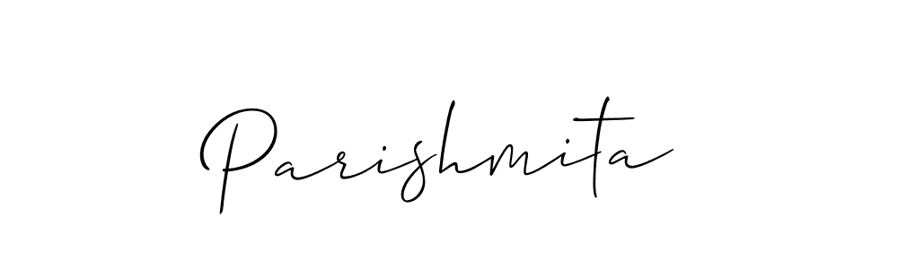 Parishmita stylish signature style. Best Handwritten Sign (Allison_Script) for my name. Handwritten Signature Collection Ideas for my name Parishmita. Parishmita signature style 2 images and pictures png