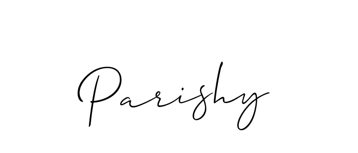 Parishy stylish signature style. Best Handwritten Sign (Allison_Script) for my name. Handwritten Signature Collection Ideas for my name Parishy. Parishy signature style 2 images and pictures png