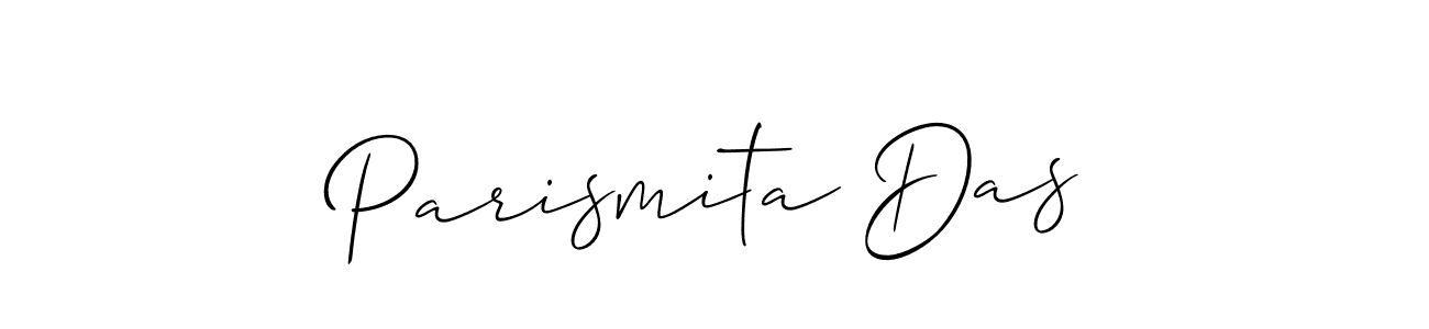 Similarly Allison_Script is the best handwritten signature design. Signature creator online .You can use it as an online autograph creator for name Parismita Das. Parismita Das signature style 2 images and pictures png