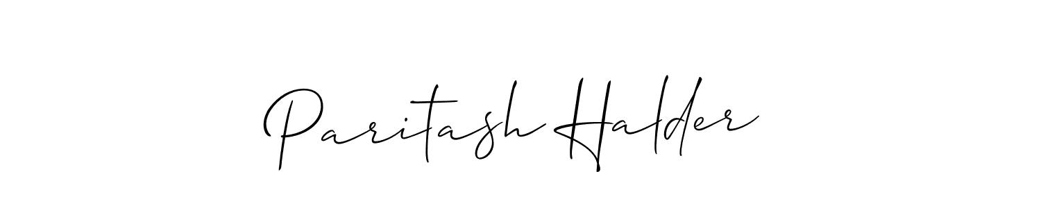 Similarly Allison_Script is the best handwritten signature design. Signature creator online .You can use it as an online autograph creator for name Paritash Halder. Paritash Halder signature style 2 images and pictures png