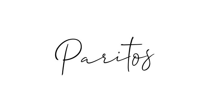 Similarly Allison_Script is the best handwritten signature design. Signature creator online .You can use it as an online autograph creator for name Paritos. Paritos signature style 2 images and pictures png