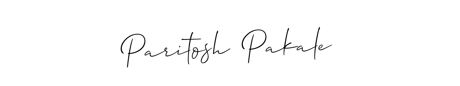 Best and Professional Signature Style for Paritosh  Pakale. Allison_Script Best Signature Style Collection. Paritosh  Pakale signature style 2 images and pictures png