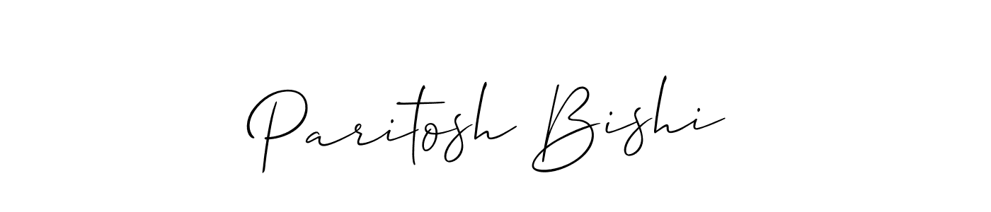 You can use this online signature creator to create a handwritten signature for the name Paritosh Bishi. This is the best online autograph maker. Paritosh Bishi signature style 2 images and pictures png