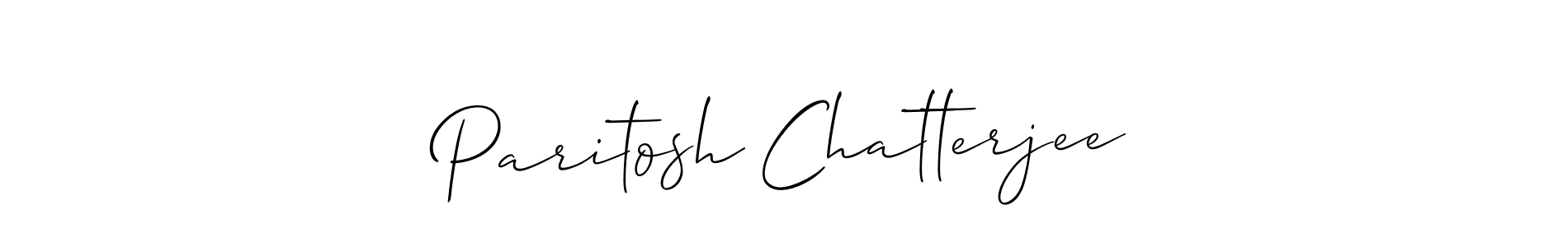 How to make Paritosh Chatterjee signature? Allison_Script is a professional autograph style. Create handwritten signature for Paritosh Chatterjee name. Paritosh Chatterjee signature style 2 images and pictures png