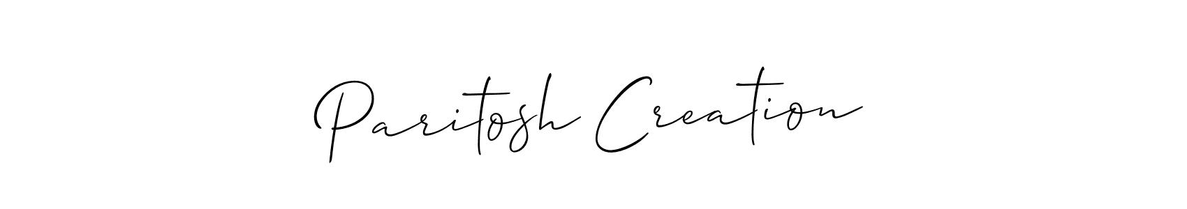 Once you've used our free online signature maker to create your best signature Allison_Script style, it's time to enjoy all of the benefits that Paritosh Creation name signing documents. Paritosh Creation signature style 2 images and pictures png