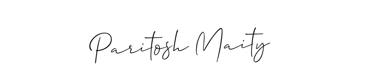 Best and Professional Signature Style for Paritosh Maity. Allison_Script Best Signature Style Collection. Paritosh Maity signature style 2 images and pictures png