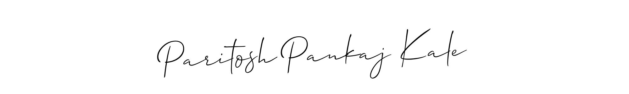 Paritosh Pankaj Kale stylish signature style. Best Handwritten Sign (Allison_Script) for my name. Handwritten Signature Collection Ideas for my name Paritosh Pankaj Kale. Paritosh Pankaj Kale signature style 2 images and pictures png
