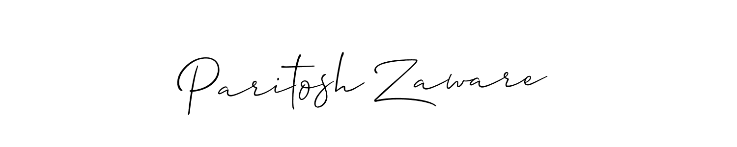 Similarly Allison_Script is the best handwritten signature design. Signature creator online .You can use it as an online autograph creator for name Paritosh Zaware. Paritosh Zaware signature style 2 images and pictures png