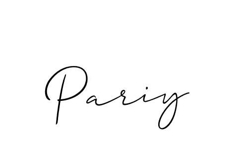 How to Draw Pariy signature style? Allison_Script is a latest design signature styles for name Pariy. Pariy signature style 2 images and pictures png