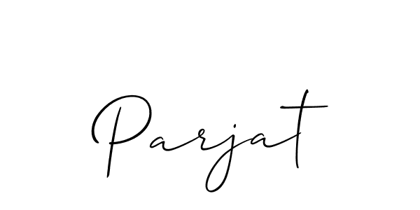 if you are searching for the best signature style for your name Parjat. so please give up your signature search. here we have designed multiple signature styles  using Allison_Script. Parjat signature style 2 images and pictures png