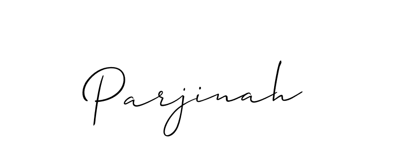 Parjinah stylish signature style. Best Handwritten Sign (Allison_Script) for my name. Handwritten Signature Collection Ideas for my name Parjinah. Parjinah signature style 2 images and pictures png