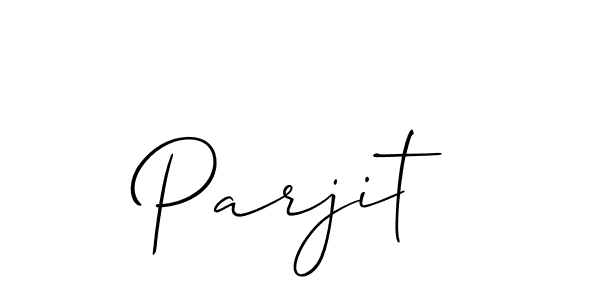 You should practise on your own different ways (Allison_Script) to write your name (Parjit) in signature. don't let someone else do it for you. Parjit signature style 2 images and pictures png