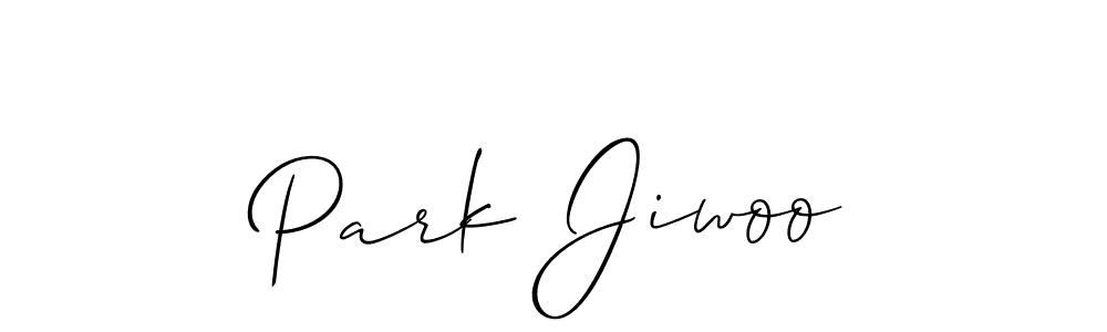 How to Draw Park Jiwoo signature style? Allison_Script is a latest design signature styles for name Park Jiwoo. Park Jiwoo signature style 2 images and pictures png