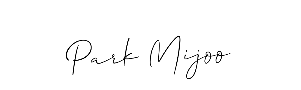 It looks lik you need a new signature style for name Park Mijoo. Design unique handwritten (Allison_Script) signature with our free signature maker in just a few clicks. Park Mijoo signature style 2 images and pictures png