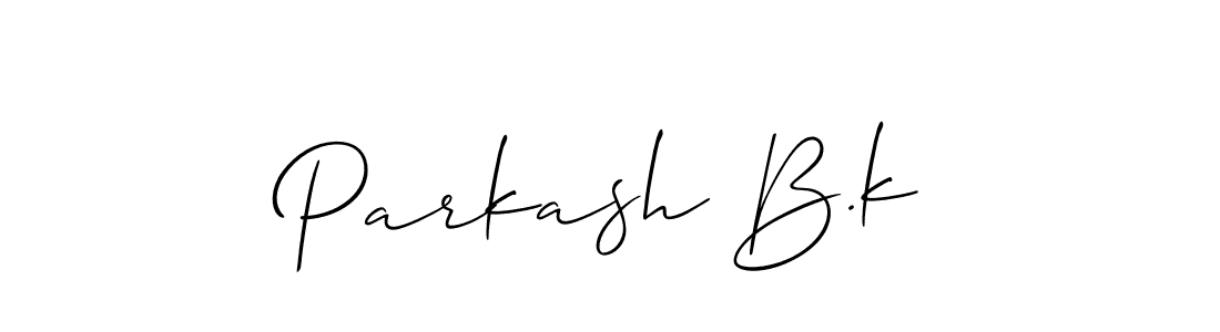 Make a beautiful signature design for name Parkash B.k. Use this online signature maker to create a handwritten signature for free. Parkash B.k signature style 2 images and pictures png