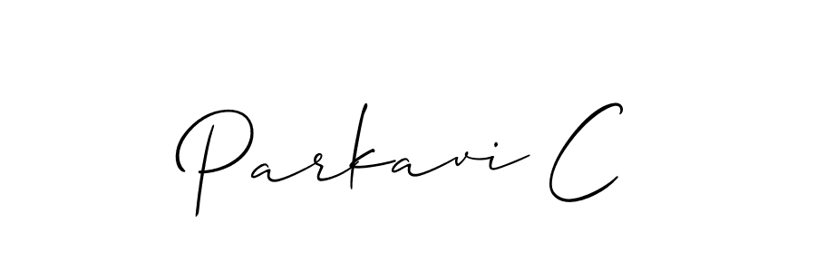 This is the best signature style for the Parkavi C name. Also you like these signature font (Allison_Script). Mix name signature. Parkavi C signature style 2 images and pictures png