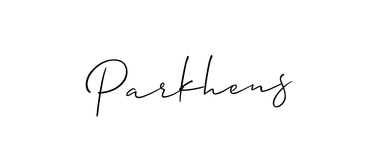 Make a short Parkhens signature style. Manage your documents anywhere anytime using Allison_Script. Create and add eSignatures, submit forms, share and send files easily. Parkhens signature style 2 images and pictures png