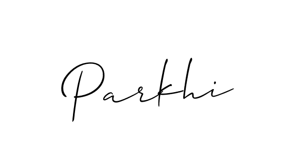 Design your own signature with our free online signature maker. With this signature software, you can create a handwritten (Allison_Script) signature for name Parkhi. Parkhi signature style 2 images and pictures png