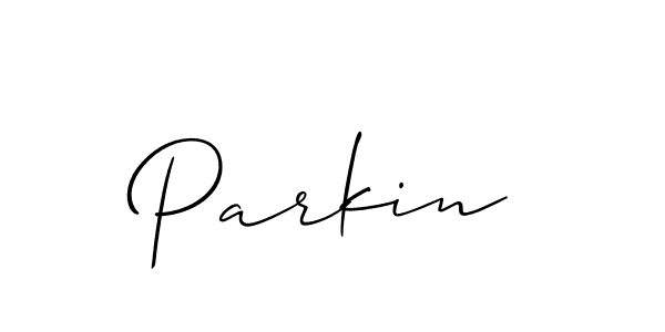 How to make Parkin name signature. Use Allison_Script style for creating short signs online. This is the latest handwritten sign. Parkin signature style 2 images and pictures png