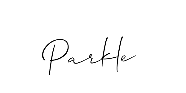 Make a beautiful signature design for name Parkle. Use this online signature maker to create a handwritten signature for free. Parkle signature style 2 images and pictures png