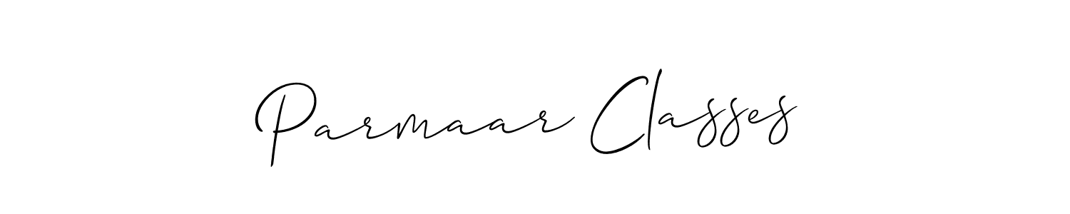 Also You can easily find your signature by using the search form. We will create Parmaar Classes name handwritten signature images for you free of cost using Allison_Script sign style. Parmaar Classes signature style 2 images and pictures png