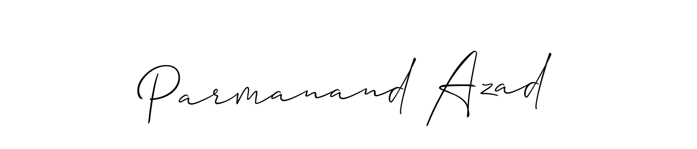 if you are searching for the best signature style for your name Parmanand Azad. so please give up your signature search. here we have designed multiple signature styles  using Allison_Script. Parmanand Azad signature style 2 images and pictures png