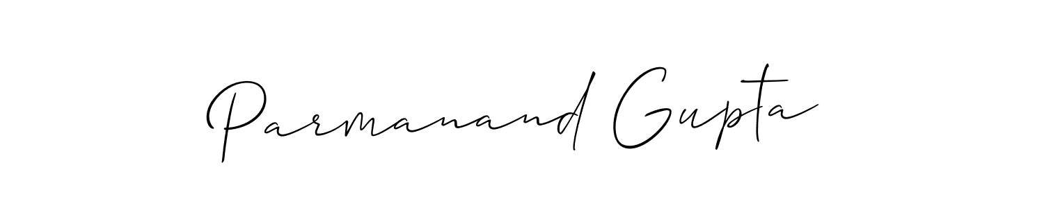 This is the best signature style for the Parmanand Gupta name. Also you like these signature font (Allison_Script). Mix name signature. Parmanand Gupta signature style 2 images and pictures png