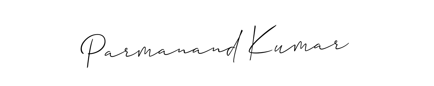 How to make Parmanand Kumar signature? Allison_Script is a professional autograph style. Create handwritten signature for Parmanand Kumar name. Parmanand Kumar signature style 2 images and pictures png