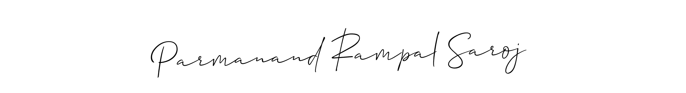 Also You can easily find your signature by using the search form. We will create Parmanand Rampal Saroj name handwritten signature images for you free of cost using Allison_Script sign style. Parmanand Rampal Saroj signature style 2 images and pictures png