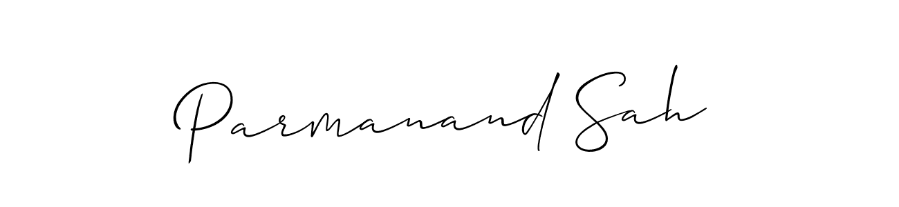 Make a short Parmanand Sah signature style. Manage your documents anywhere anytime using Allison_Script. Create and add eSignatures, submit forms, share and send files easily. Parmanand Sah signature style 2 images and pictures png