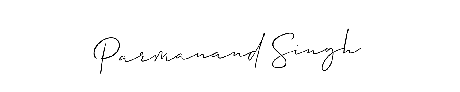 Design your own signature with our free online signature maker. With this signature software, you can create a handwritten (Allison_Script) signature for name Parmanand Singh. Parmanand Singh signature style 2 images and pictures png