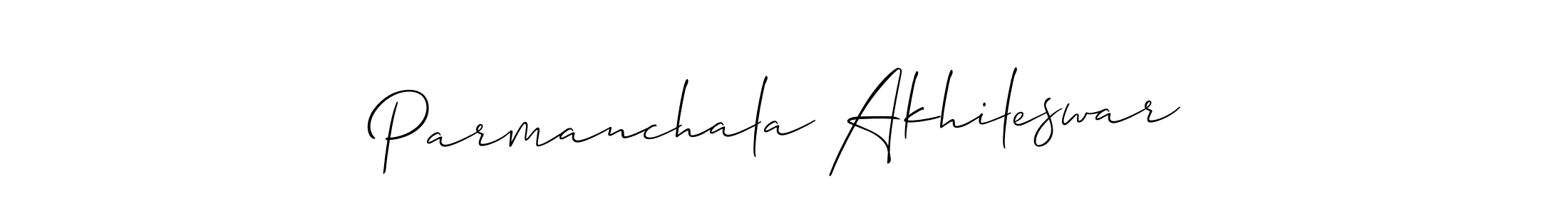 How to Draw Parmanchala Akhileswar signature style? Allison_Script is a latest design signature styles for name Parmanchala Akhileswar. Parmanchala Akhileswar signature style 2 images and pictures png