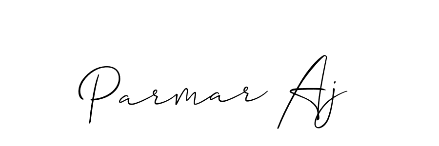 You should practise on your own different ways (Allison_Script) to write your name (Parmar Aj) in signature. don't let someone else do it for you. Parmar Aj signature style 2 images and pictures png