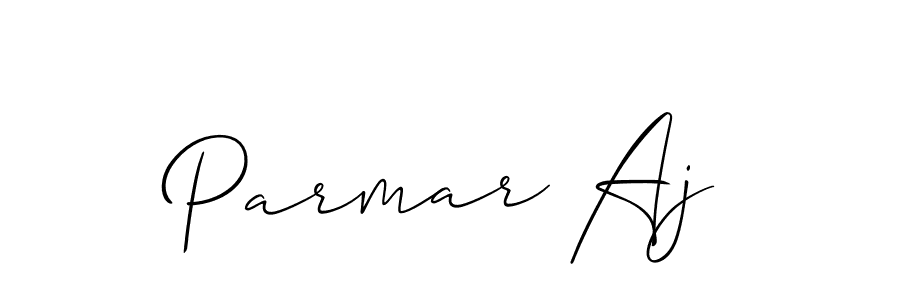Make a short Parmar Aj signature style. Manage your documents anywhere anytime using Allison_Script. Create and add eSignatures, submit forms, share and send files easily. Parmar Aj signature style 2 images and pictures png