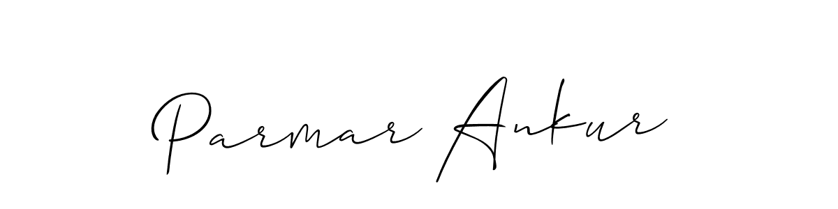 You should practise on your own different ways (Allison_Script) to write your name (Parmar Ankur) in signature. don't let someone else do it for you. Parmar Ankur signature style 2 images and pictures png